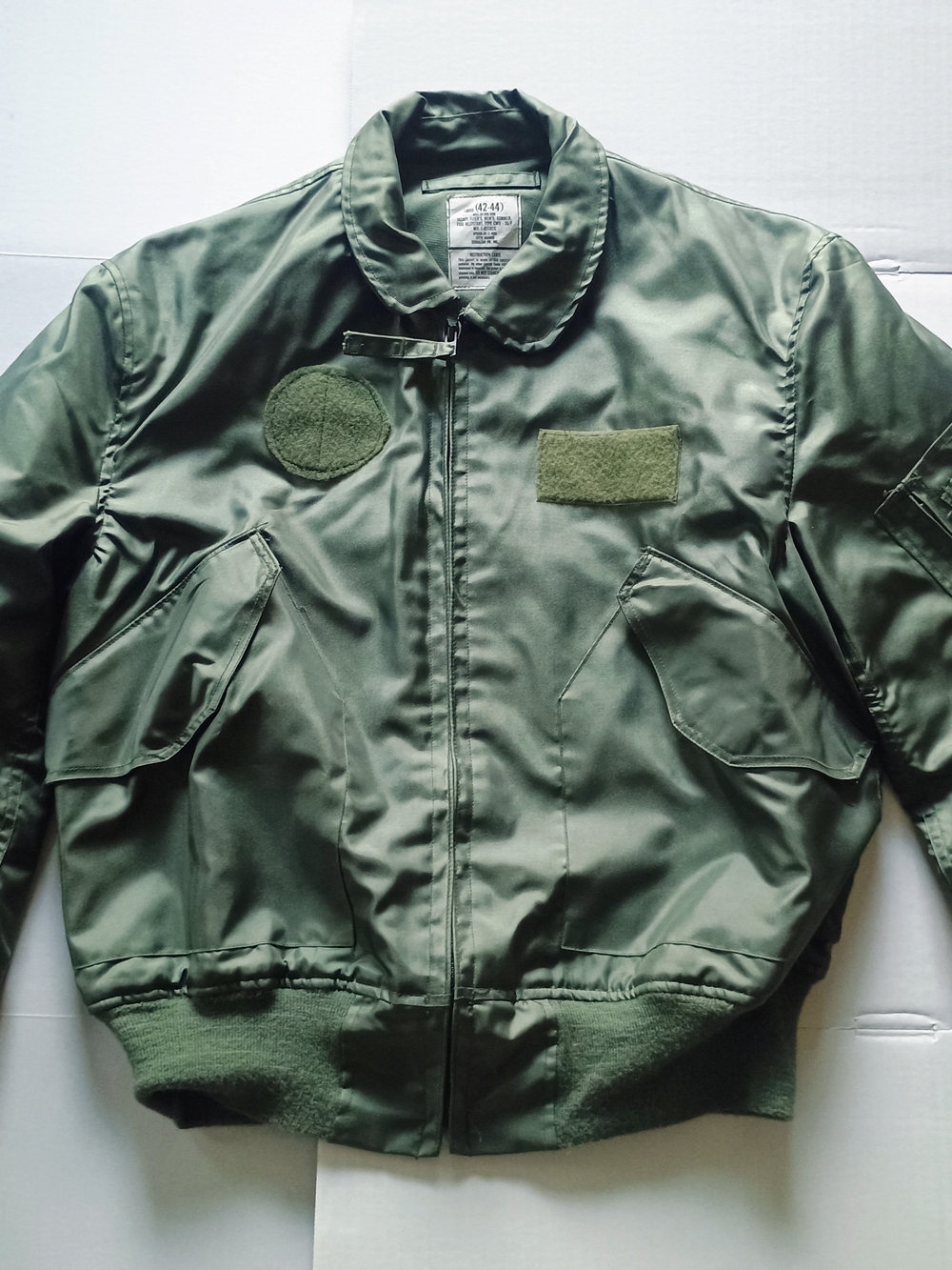 Flyer’s Summer Type CWU-36/P Bomber Flight Men’s Size Large Vtg US Jacket